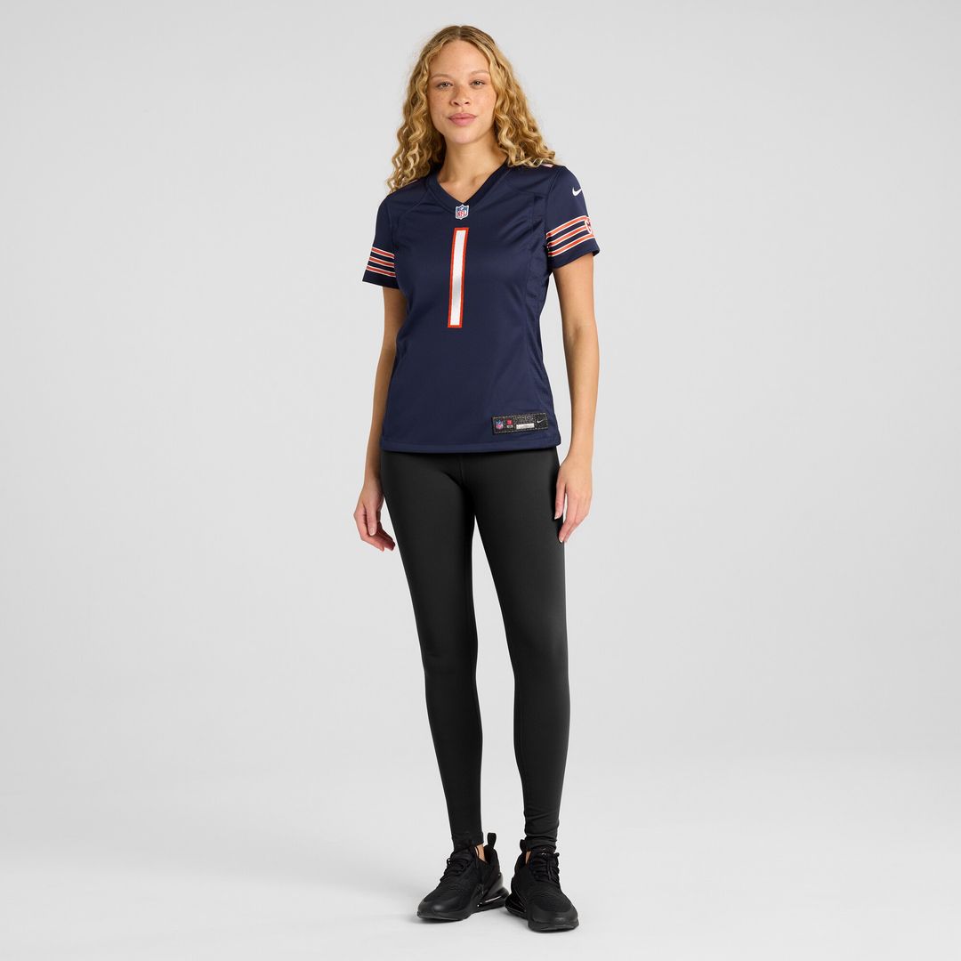 Number 1 Bride Chicago Bears Women's Game Jersey - Navy