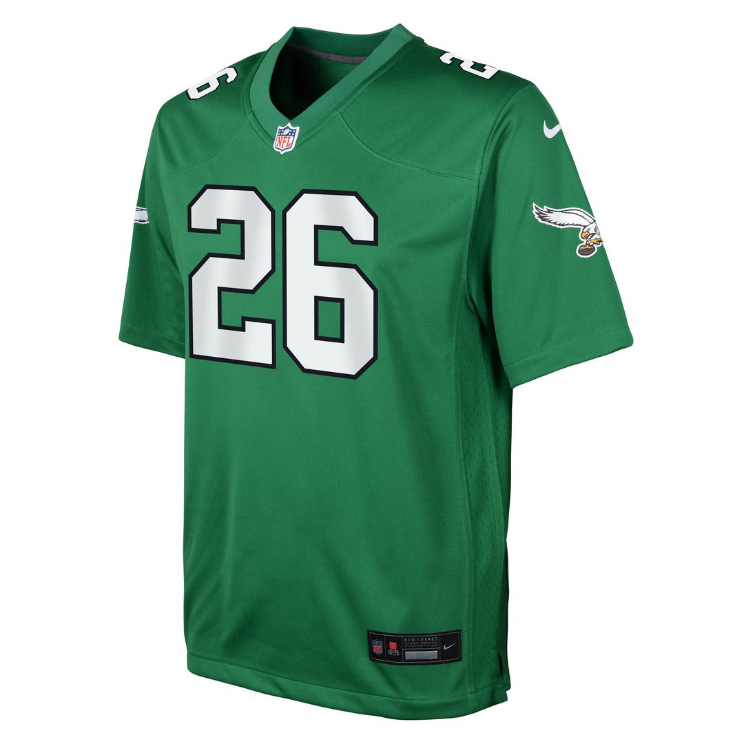 Saquon Barkley Philadelphia Eagles Youth Game Jersey - Kelly Green