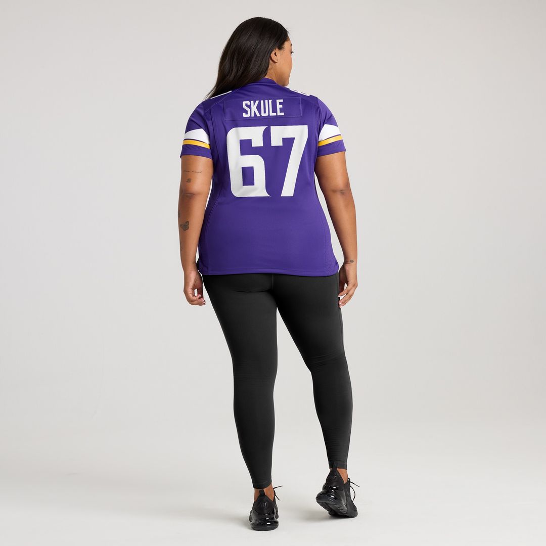 Justin Skule Minnesota Vikings Women's Team Game Jersey - Purple