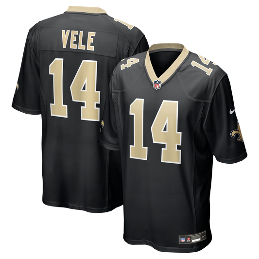 Devaughn Vele New Orleans Saints Team Game Jersey - Black