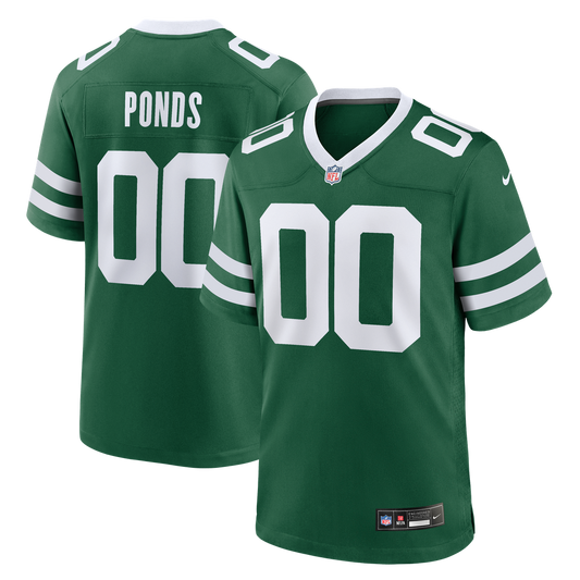 D'Angelo Ponds New York Jets Game Jersey - Legacy Green