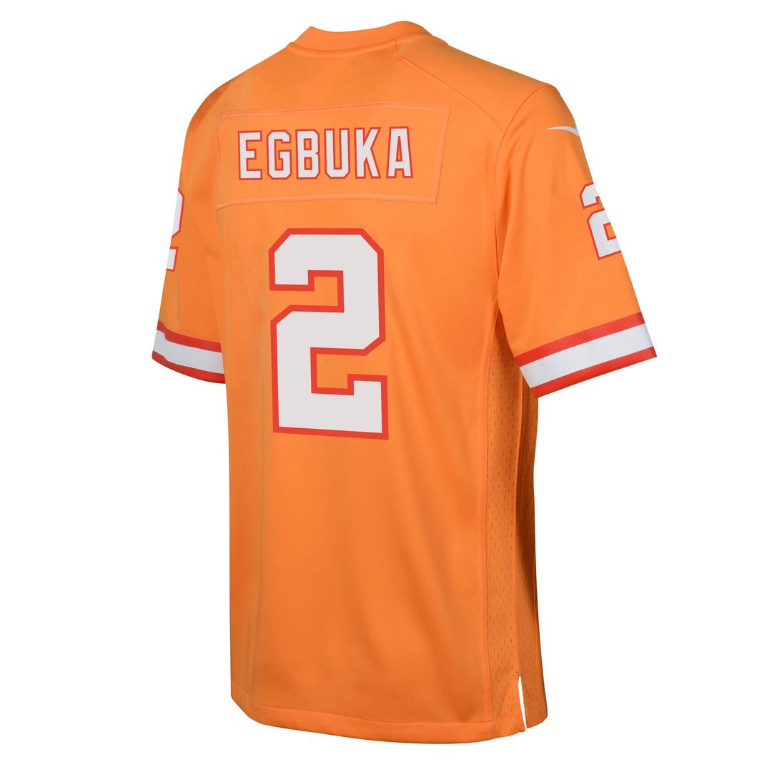 Emeka Egbuka Tampa Bay Buccaneers Youth Team Game Jersey - Red