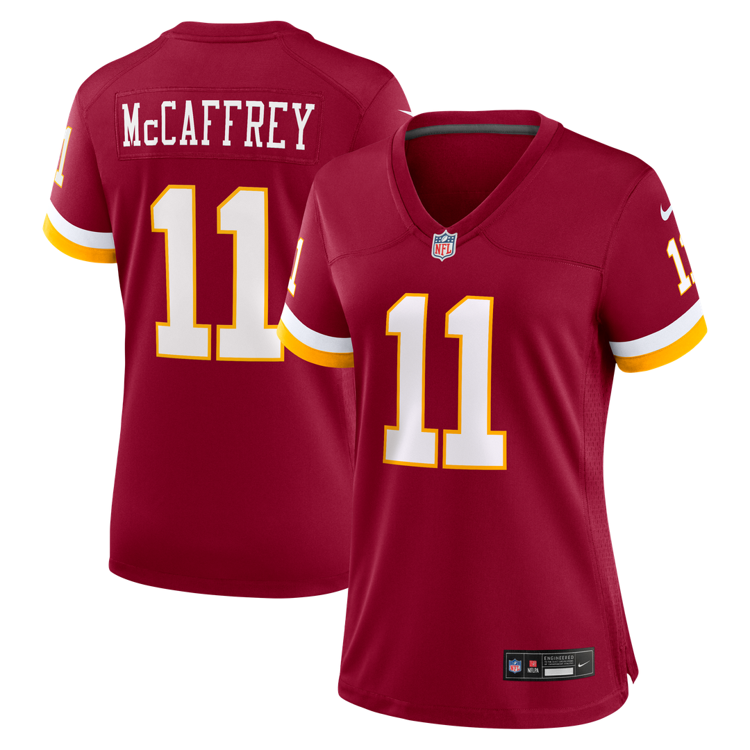 Luke McCaffrey Washington Commanders Women's Game Super Bowl Era Jersey - White