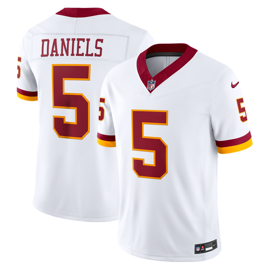 Jayden Daniels Washington Commanders Vapor F.U.S.E. Stitched Limited Jersey - White