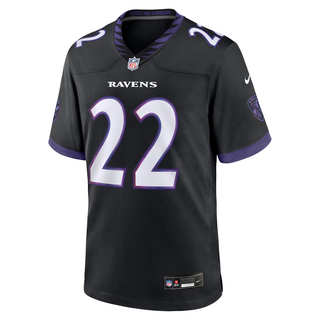 Derrick Henry Baltimore Ravens Alternate Game Jersey - Black