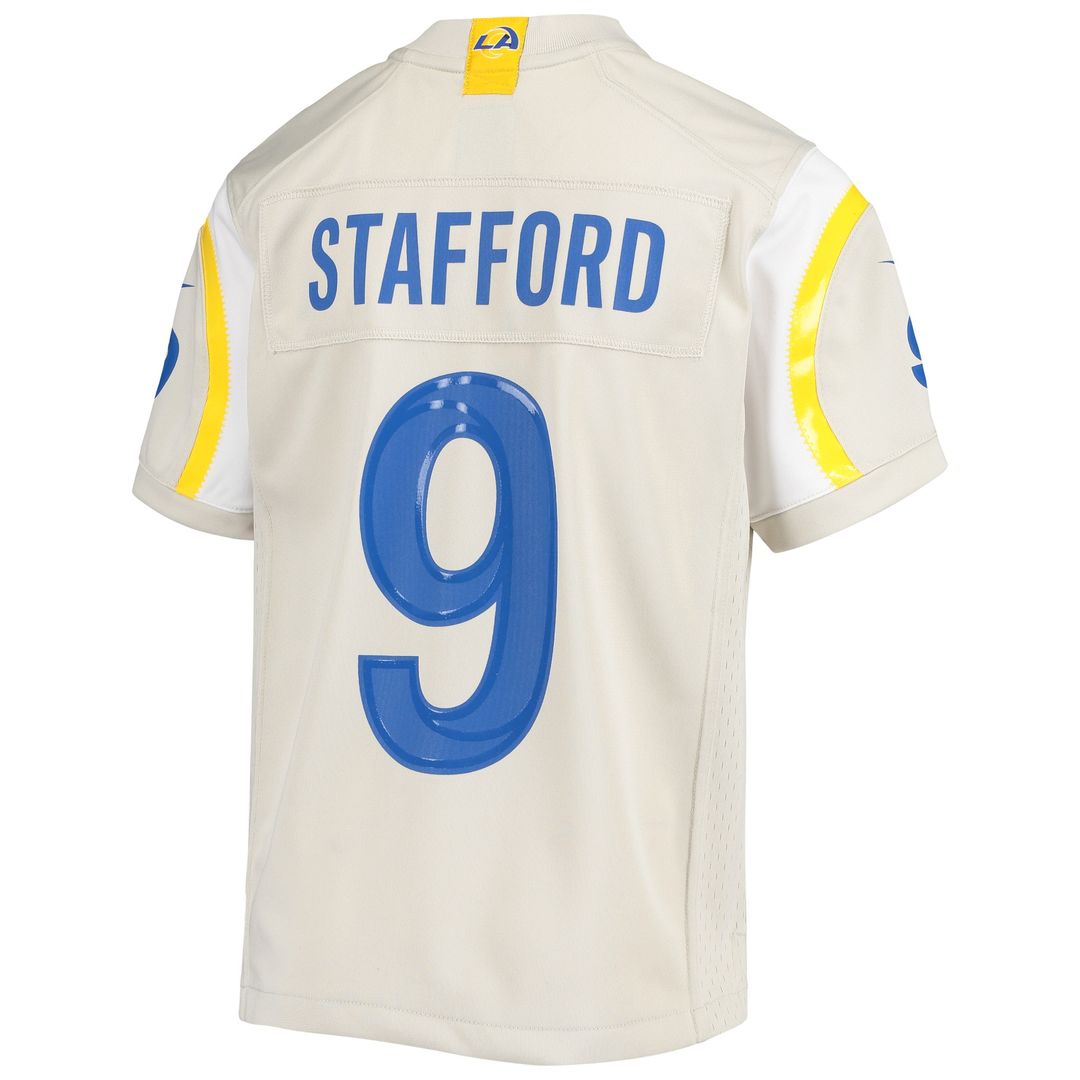 Matthew Stafford Los Angeles Rams Youth Game Jersey - White