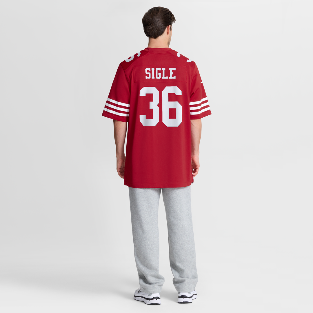 Marques Sigle San Francisco 49ers Team Game Jersey - Scarlet