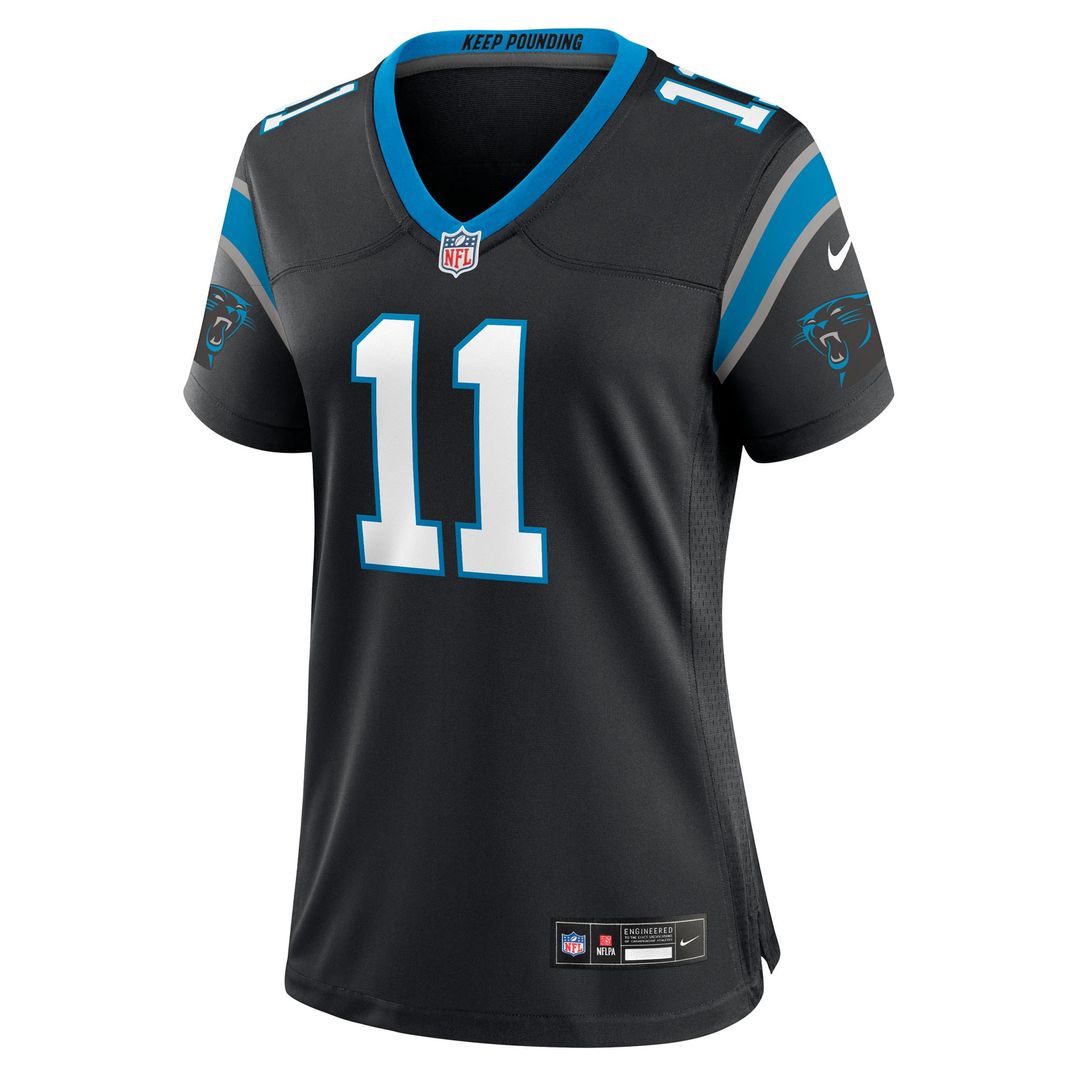 Nic Scourton Carolina Panthers Women's Team Game Jersey - Black