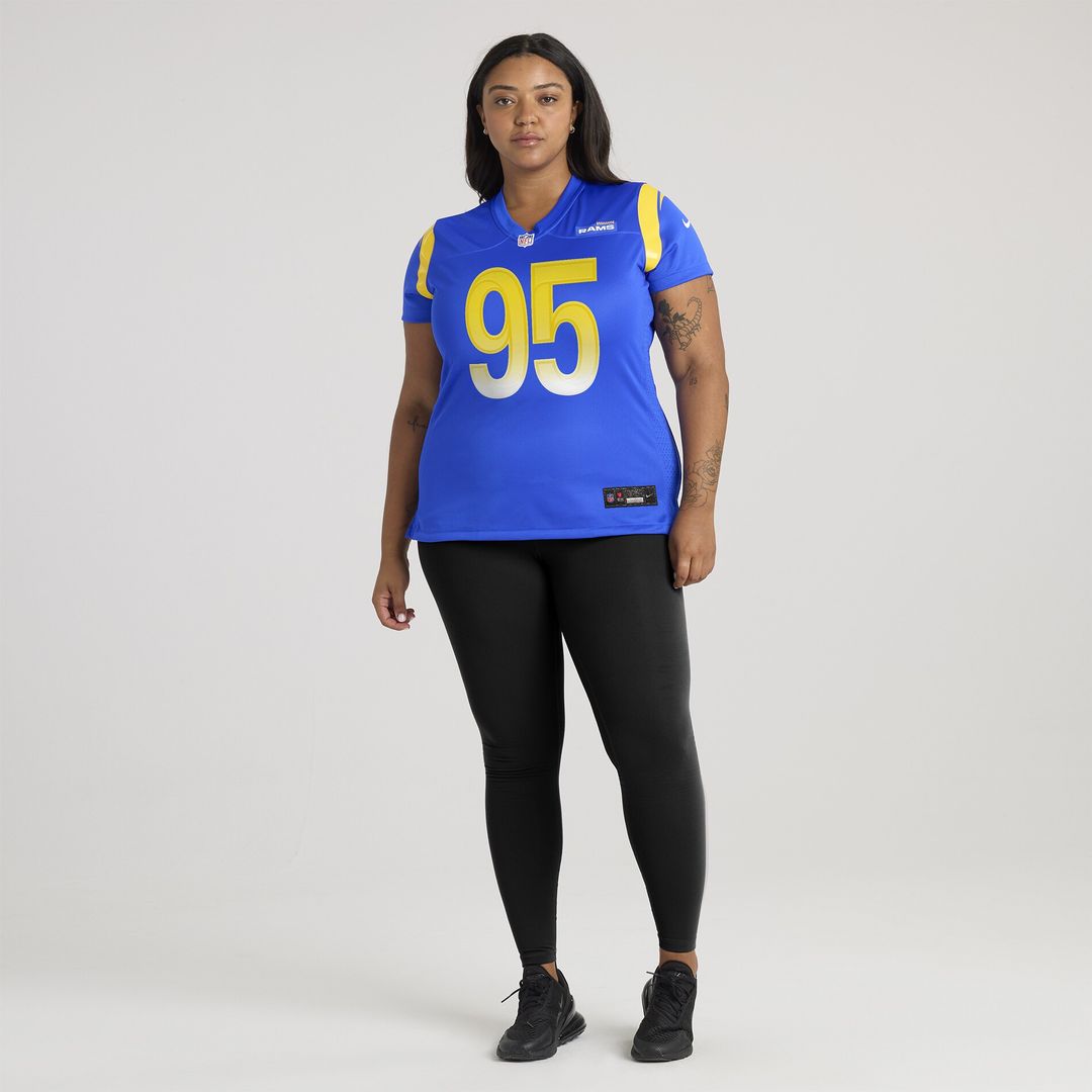 Poona Ford Los Angeles Rams Women's Team Game Jersey - Royal