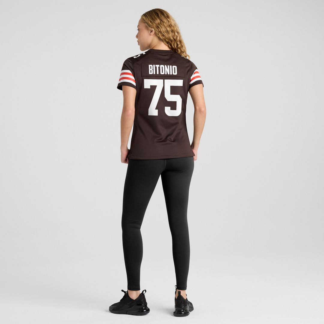 Joel Bitonio Cleveland Browns Women's Game Jersey - Brown