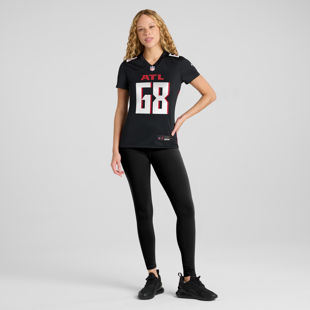 Josh Andrews Atlanta Falcons Women's Game Player Jersey - Black