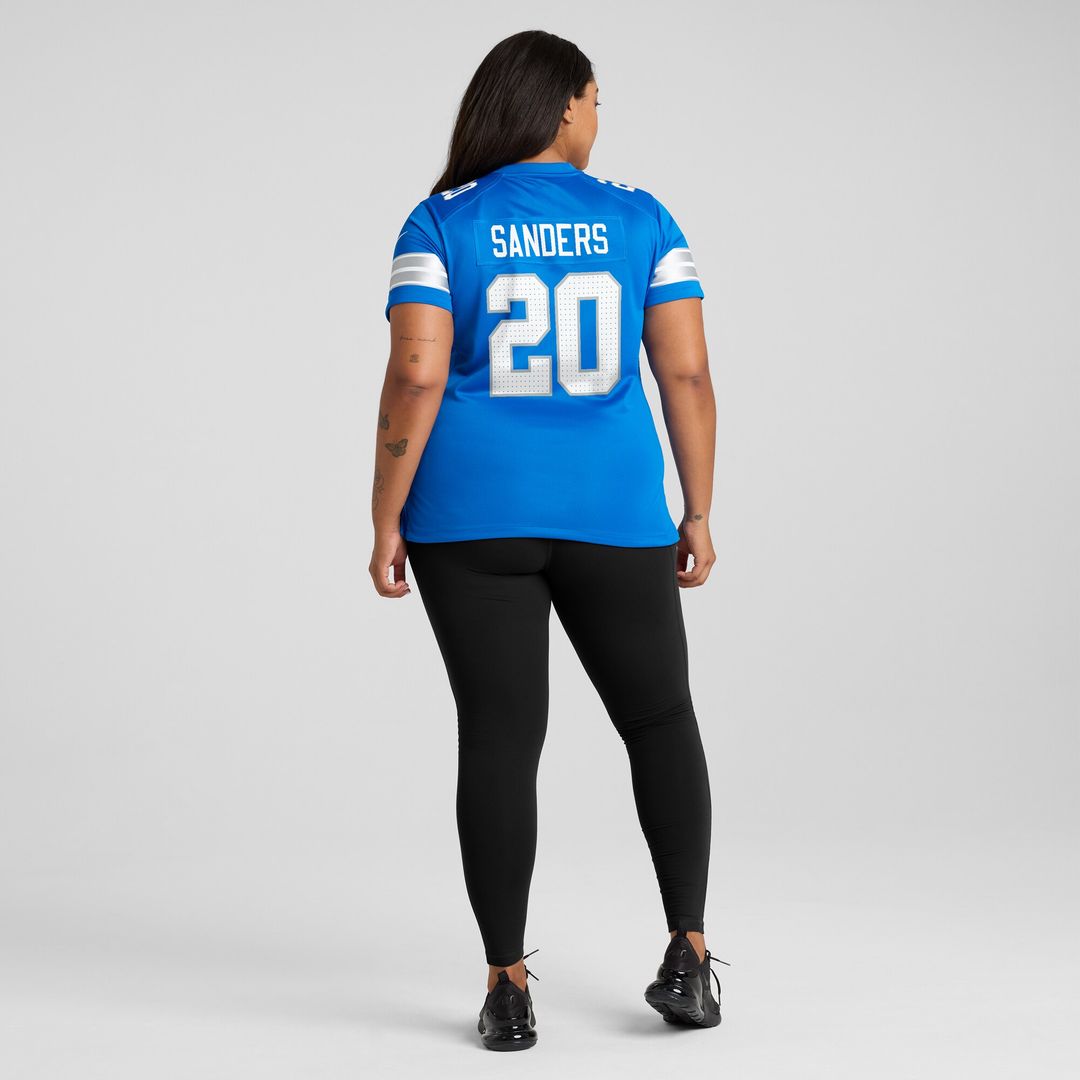 Barry Sanders Detroit Lions Women's 2nd Alternate Retired Player Game Jersey - Black