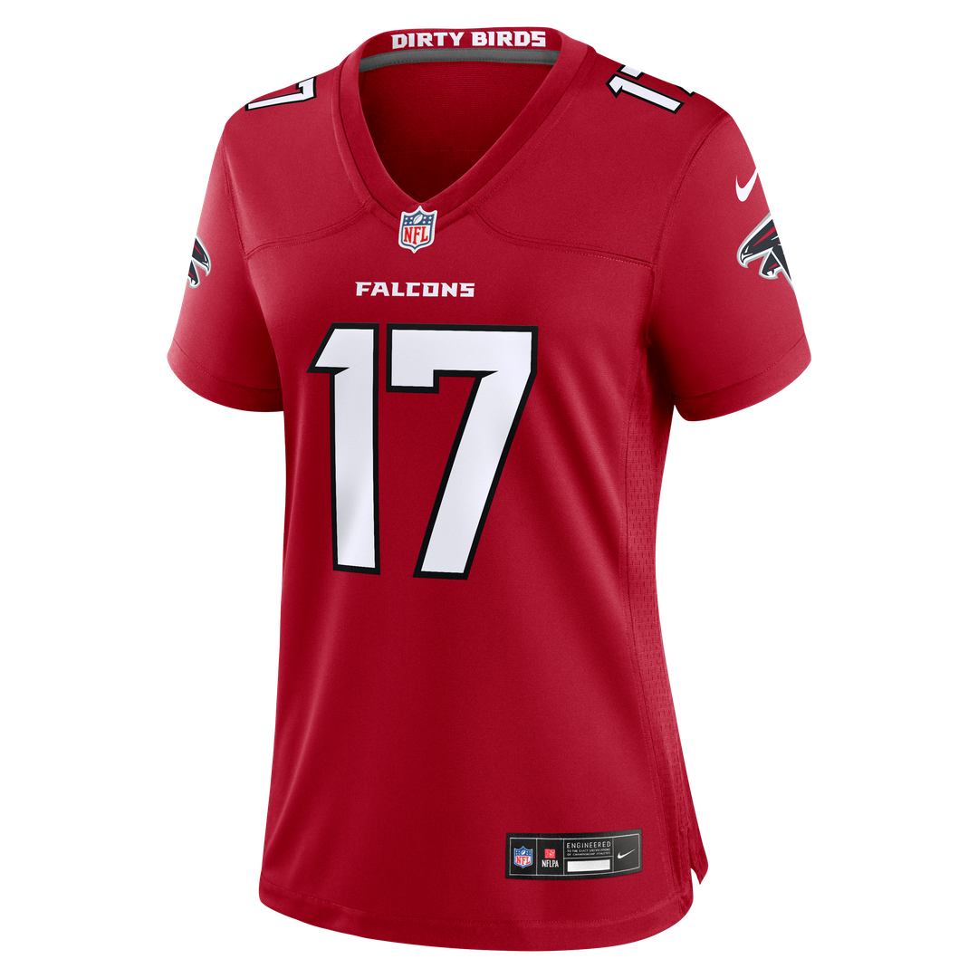 Zachariah Branch Atlanta Falcons Women's Team Game Jersey - Red