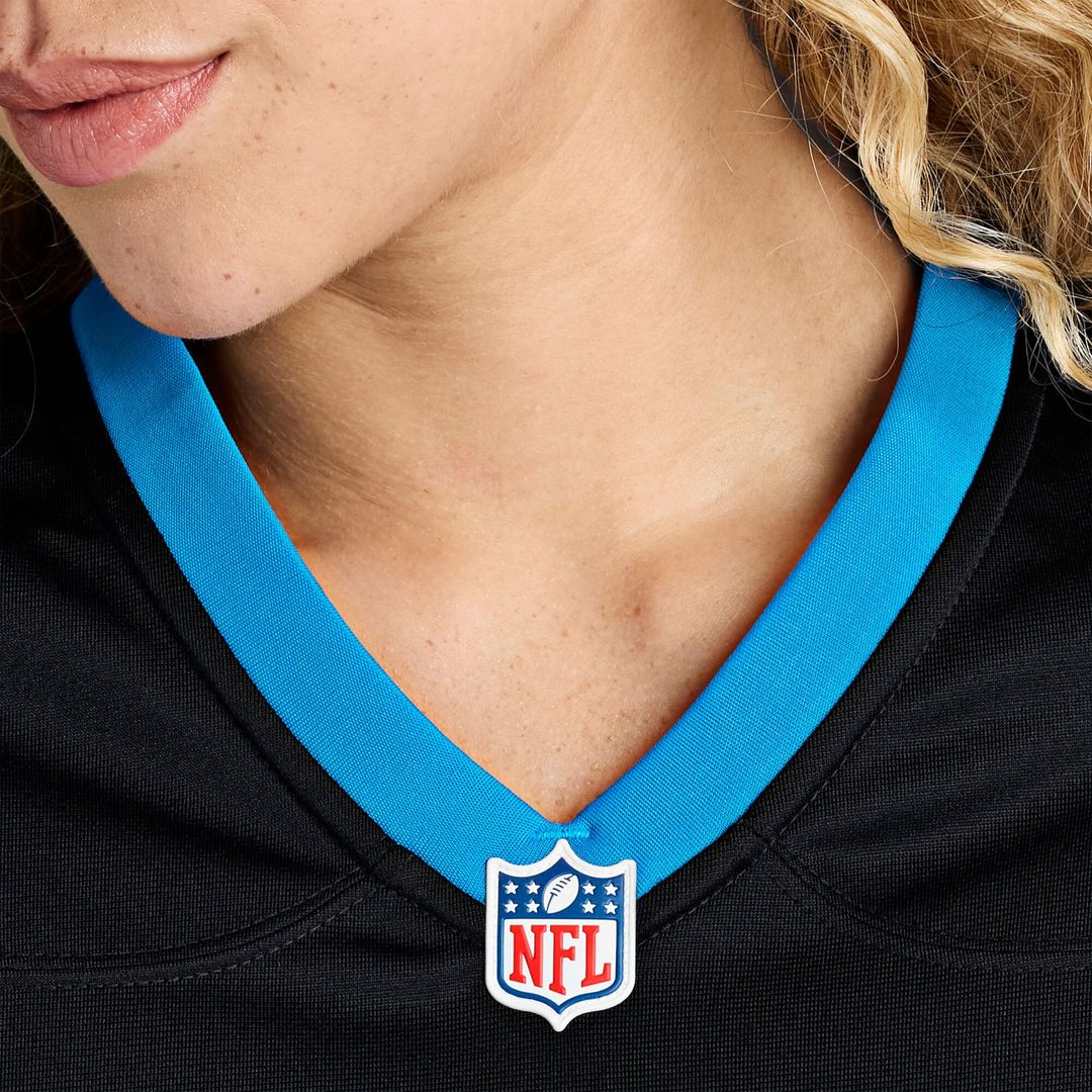 Mitchell Evans Carolina Panthers Women's Team Game Jersey - Black