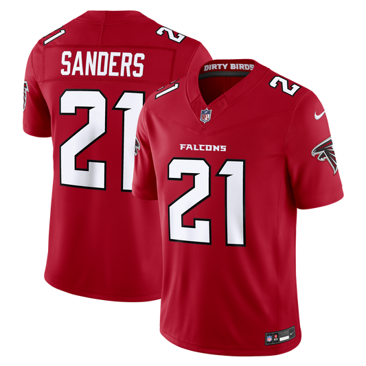 Deion Sanders Atlanta Falcons Vapor F.U.S.E. Stitched Retired Limited Jersey - Red