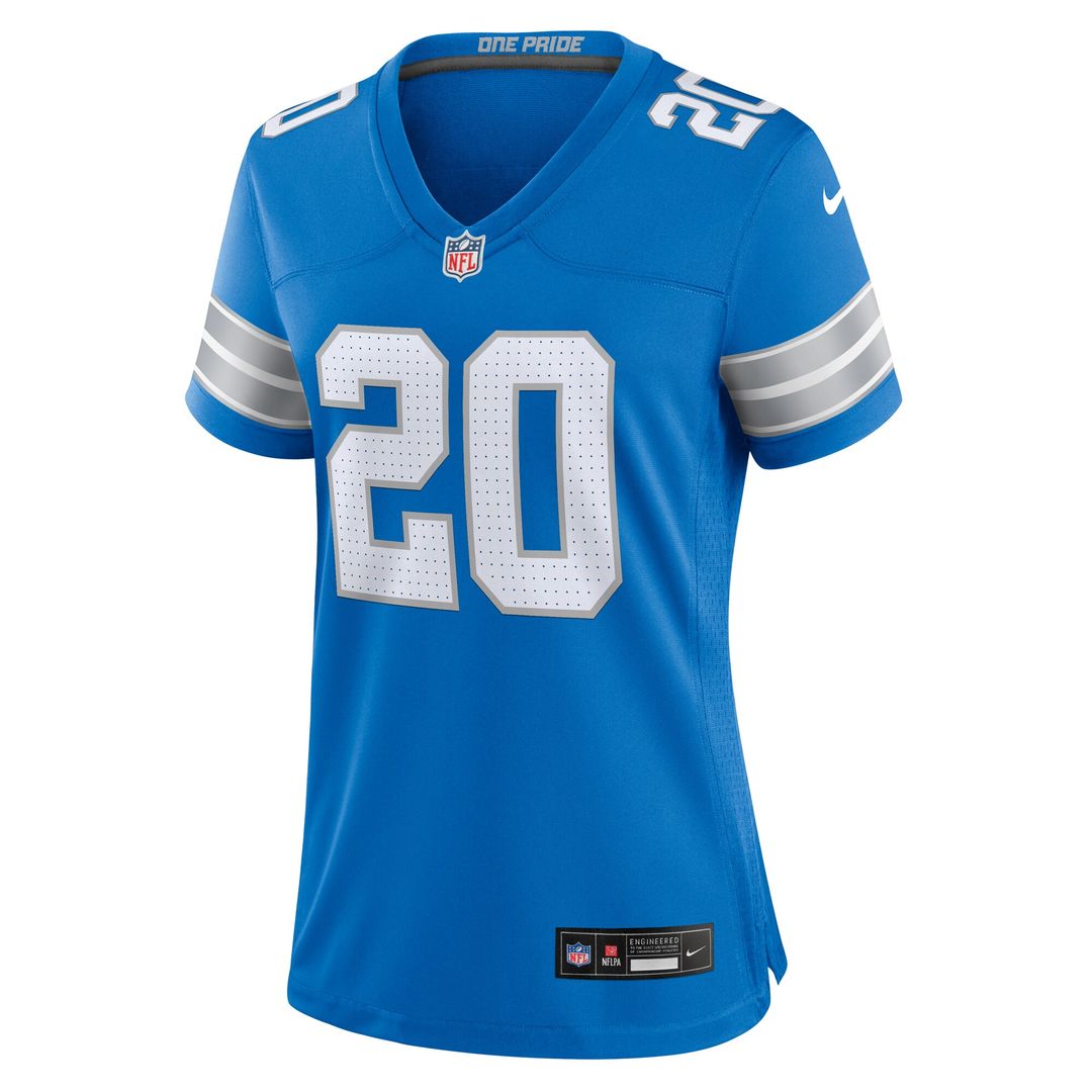 Barry Sanders Detroit Lions Women's 2nd Alternate Retired Player Game Jersey - Black