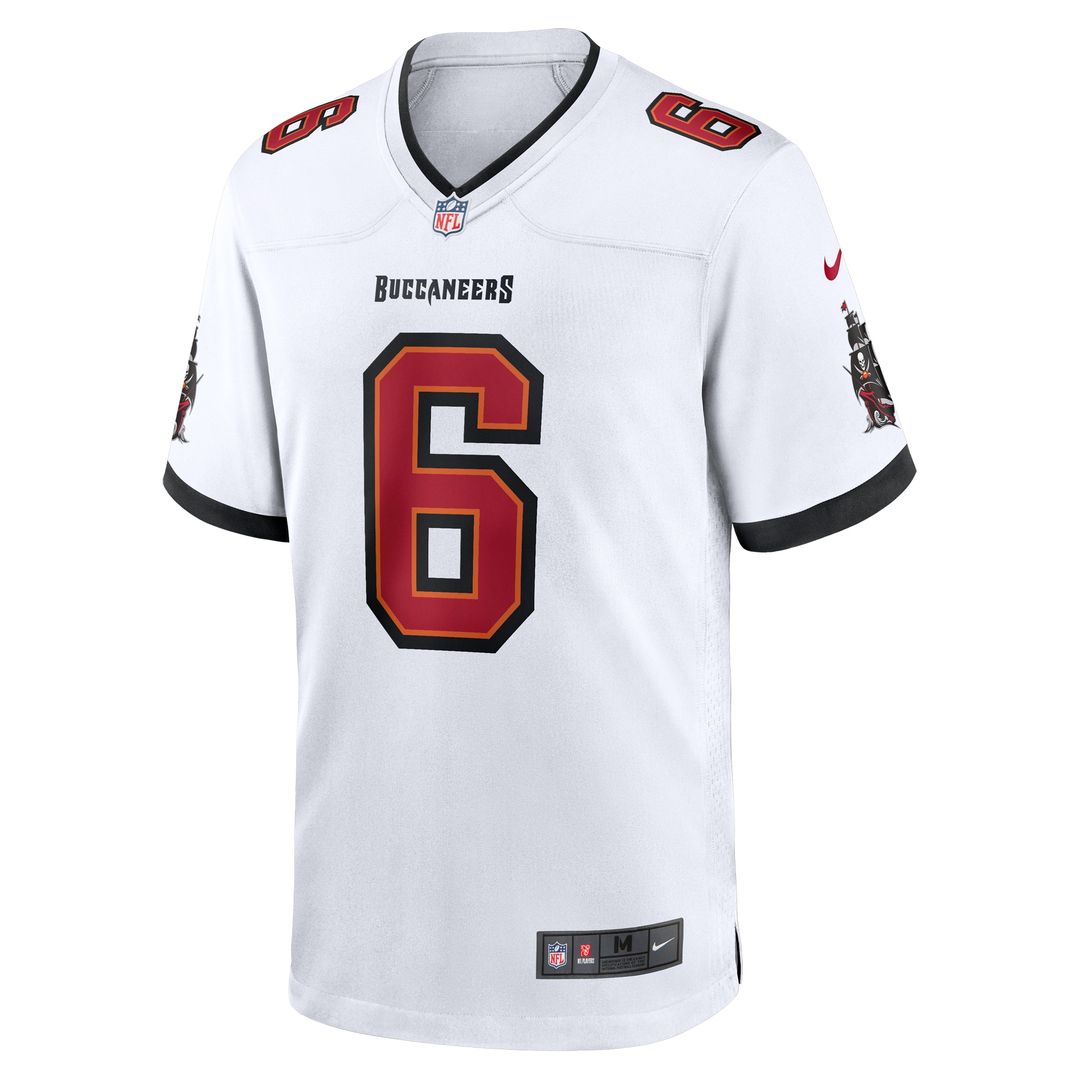 Baker Mayfield Tampa Bay Buccaneers Away Game Jersey - White