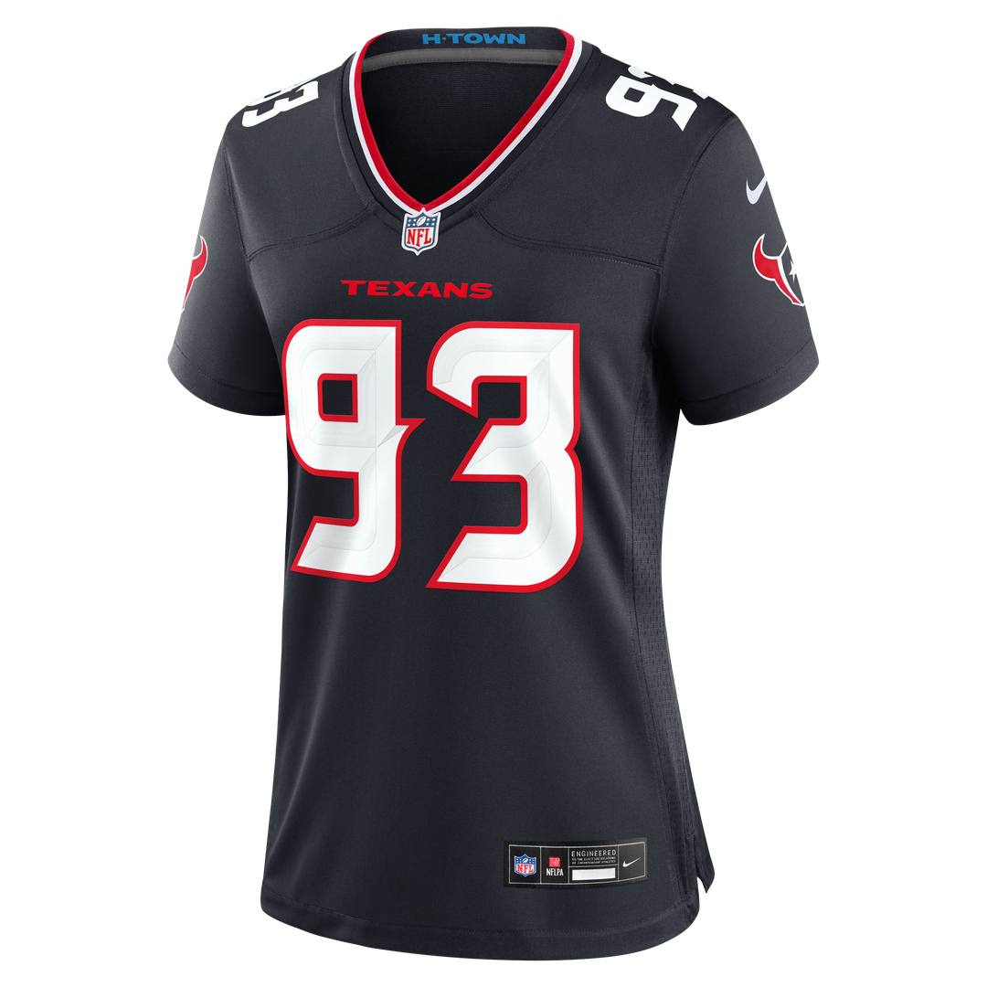 Kayden McDonald Houston Texans Women's Team Game Jersey - Navy