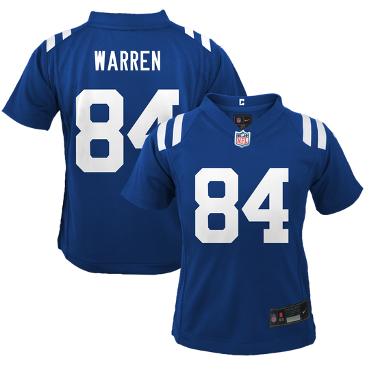 Tyler Warren Indianapolis Colts Toddler Team Game Jersey - Royal