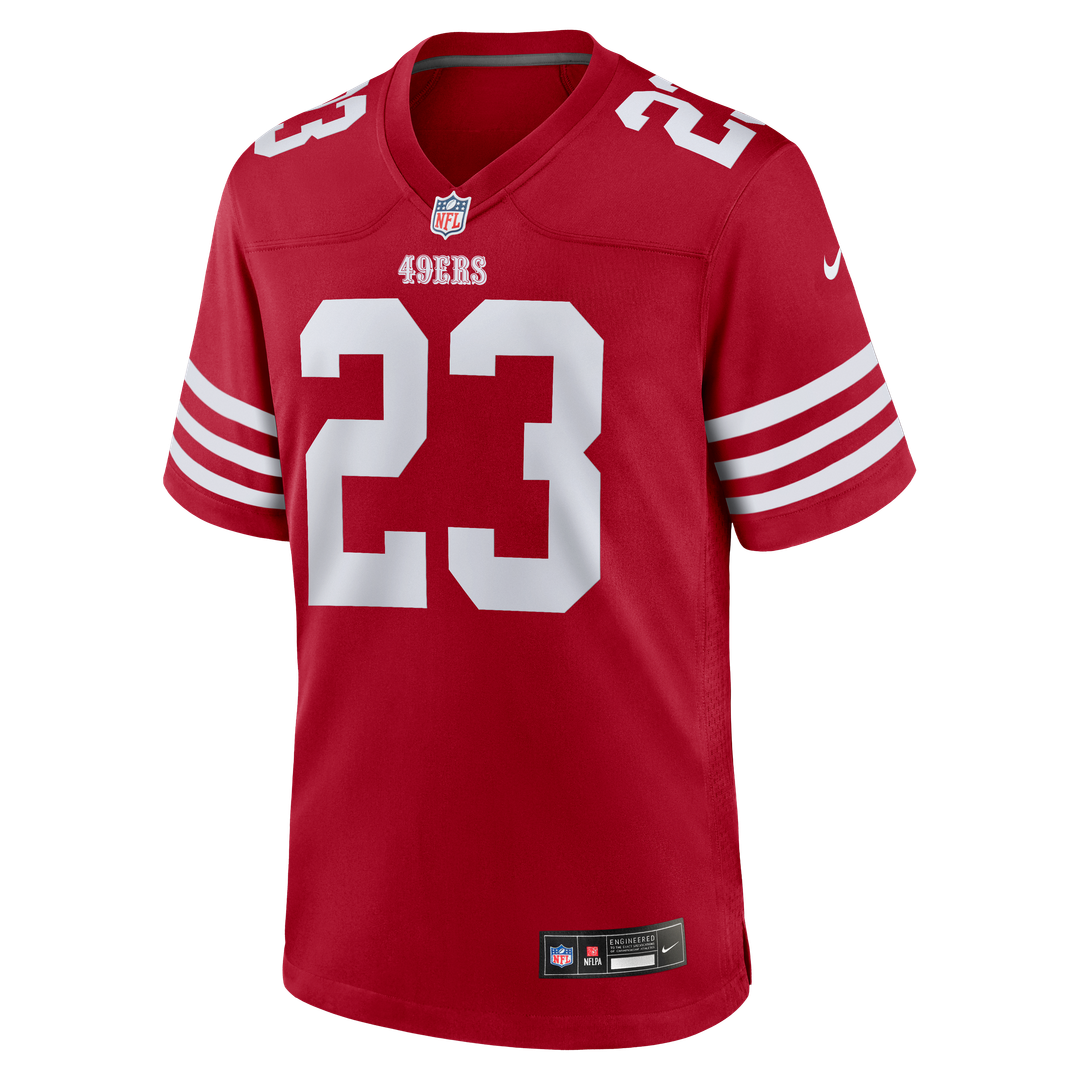 Christian McCaffrey San Francisco 49ers Game Player Jersey - White