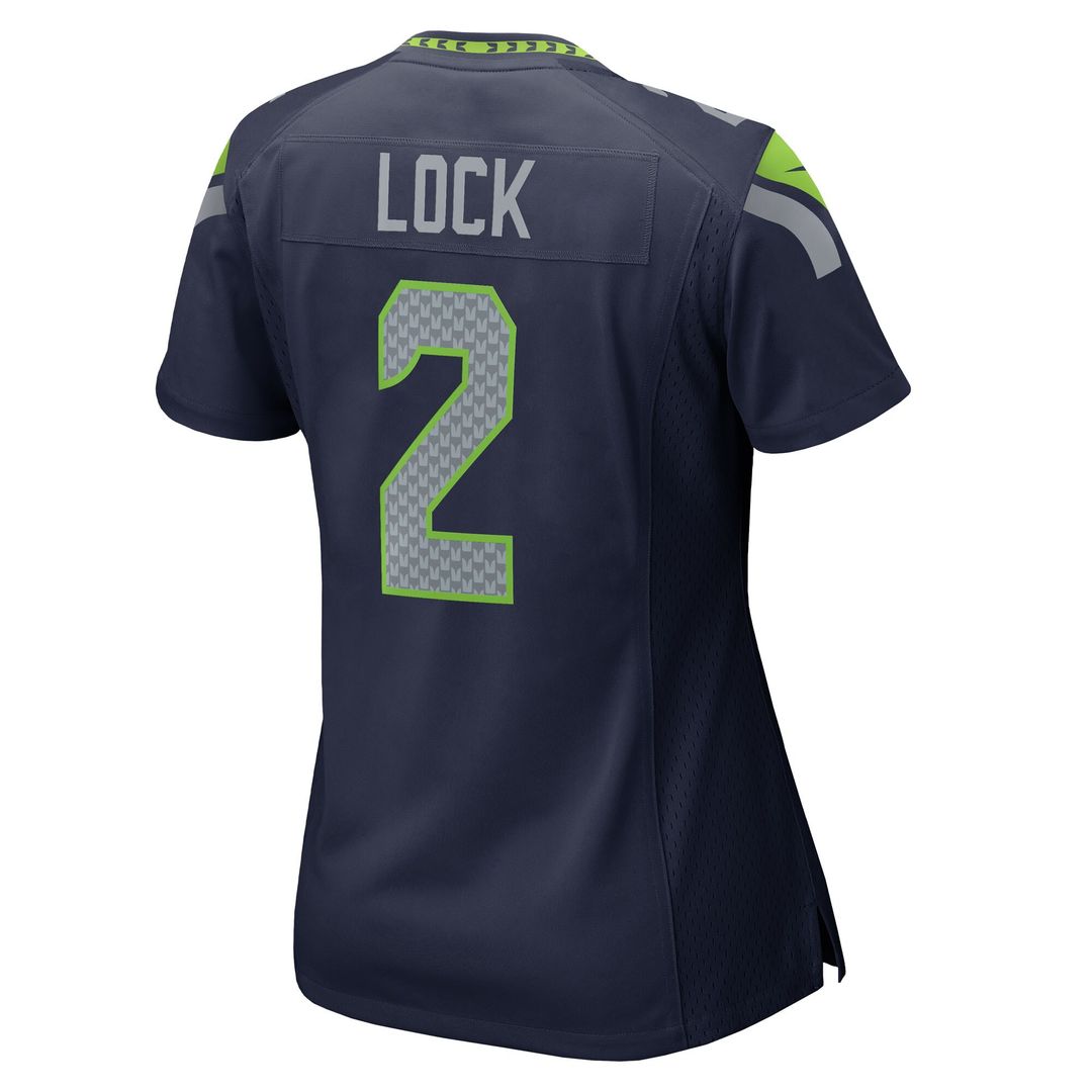 Drew Lock Seattle Seahawks Women's Team Game Jersey - College Navy