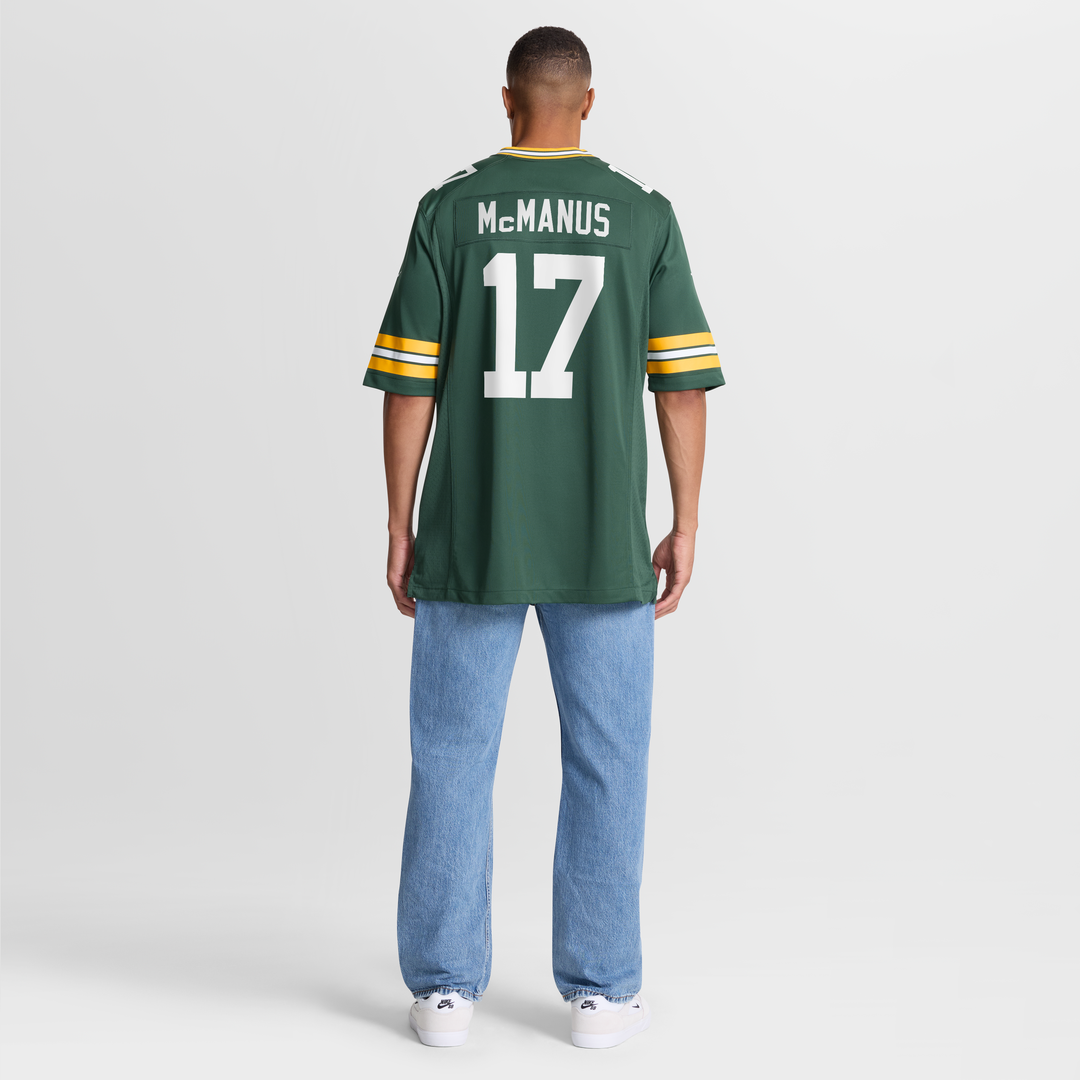 Brandon McManus Green Bay Packers Team Game Jersey - Green