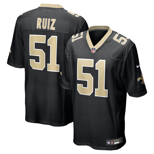 Cesar Ruiz New Orleans Saints Player Game Jersey - Black