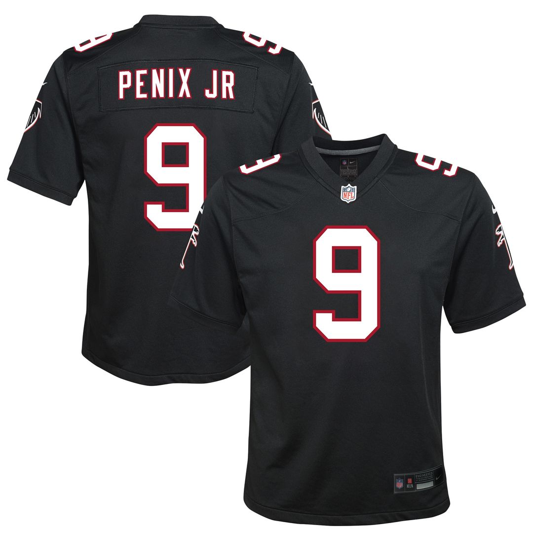 Michael Penix Jr. Atlanta Falcons Youth Game Jersey - Red
