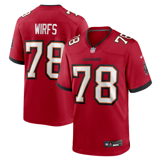 Tristan Wirfs Tampa Bay Buccaneers Player Game Jersey - Red
