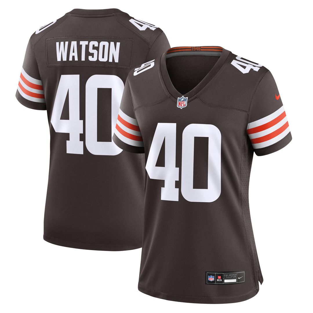 Nathaniel Watson Cleveland Browns Women's Game Jersey - Brown