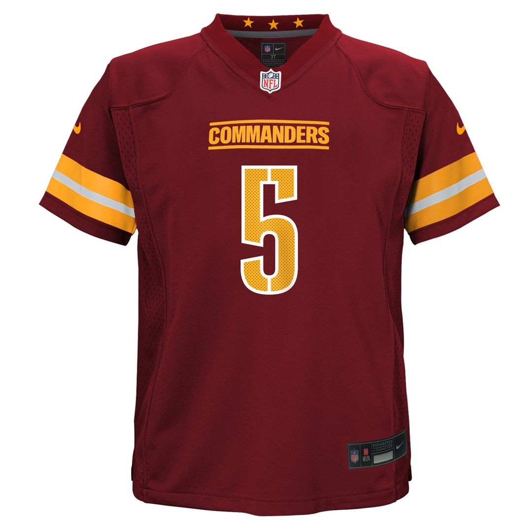 Jayden Daniels Washington Commanders Preschool Team Player Game Jersey - Burgundy