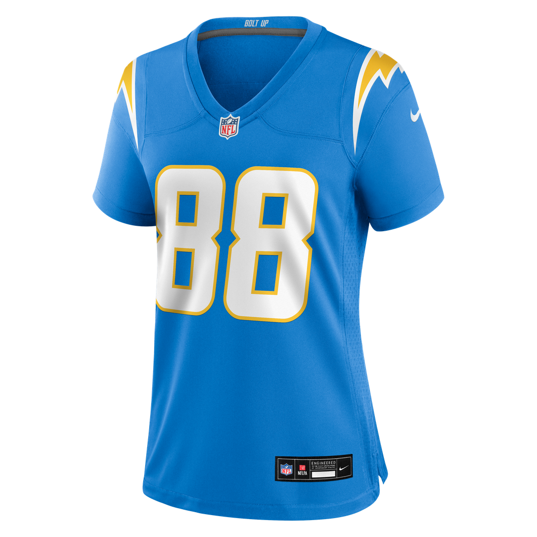 Charlie Kolar Los Angeles Chargers Women's Team Game Jersey - Powder Blue