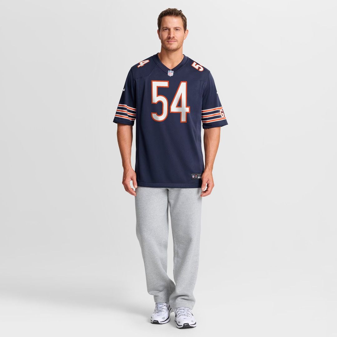 Logan Jones Chicago Bears Team Game Jersey - Navy