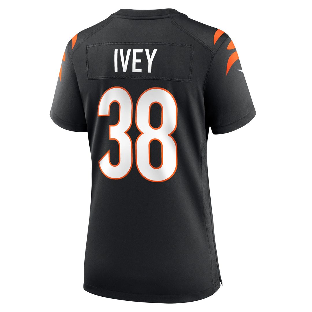 DJ Ivey Cincinnati Bengals Women's Team Game Jersey - Black