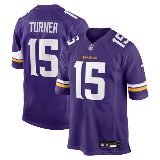 Dallas Turner Minnesota Vikings Player Game Jersey - Purple