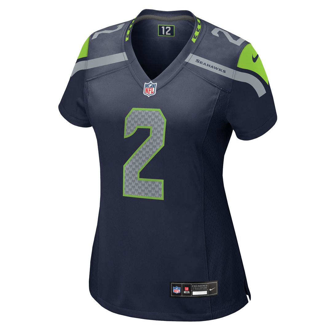 Drew Lock Seattle Seahawks Women's Team Game Jersey - College Navy