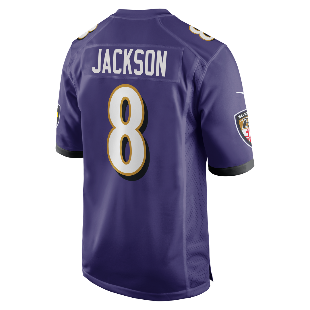 Lamar Jackson Baltimore Ravens Game Jersey - Purple
