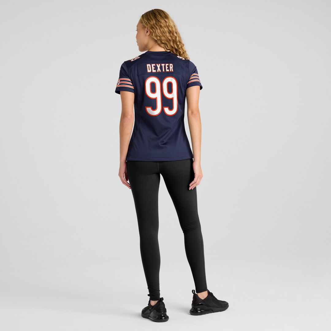 Gervon Dexter Sr Chicago Bears Women's Team Game Jersey - Navy