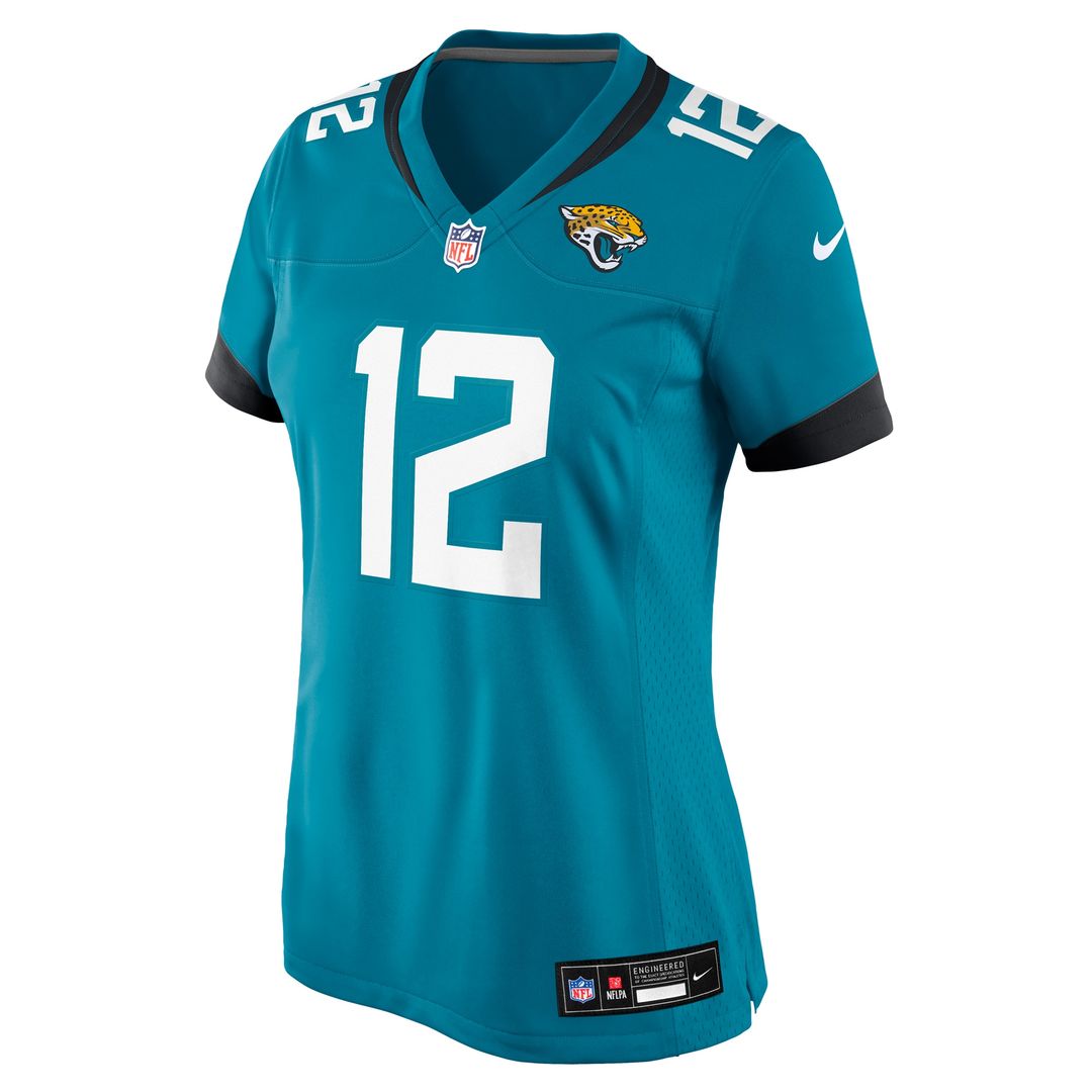 Travis Hunter Jacksonville Jaguars Women's Team Game Jersey - Teal