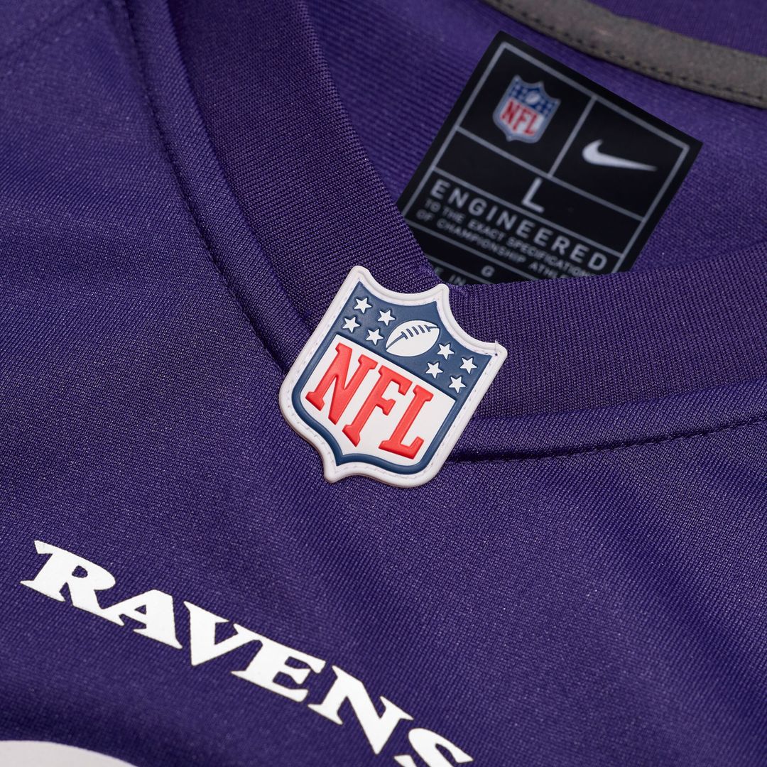 Justice Hill Baltimore Ravens Game Jersey - Purple