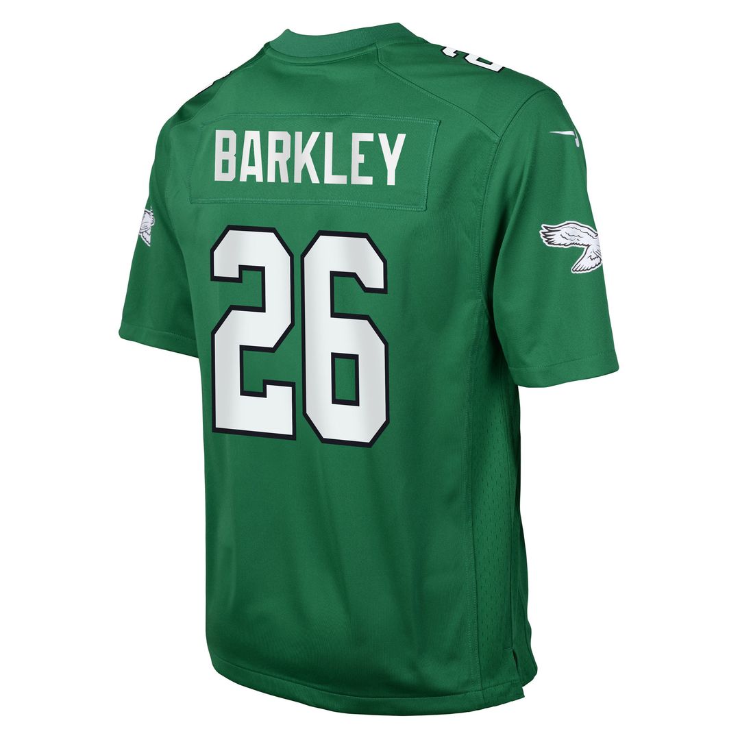 Saquon Barkley Philadelphia Eagles Youth Game Jersey - Kelly Green