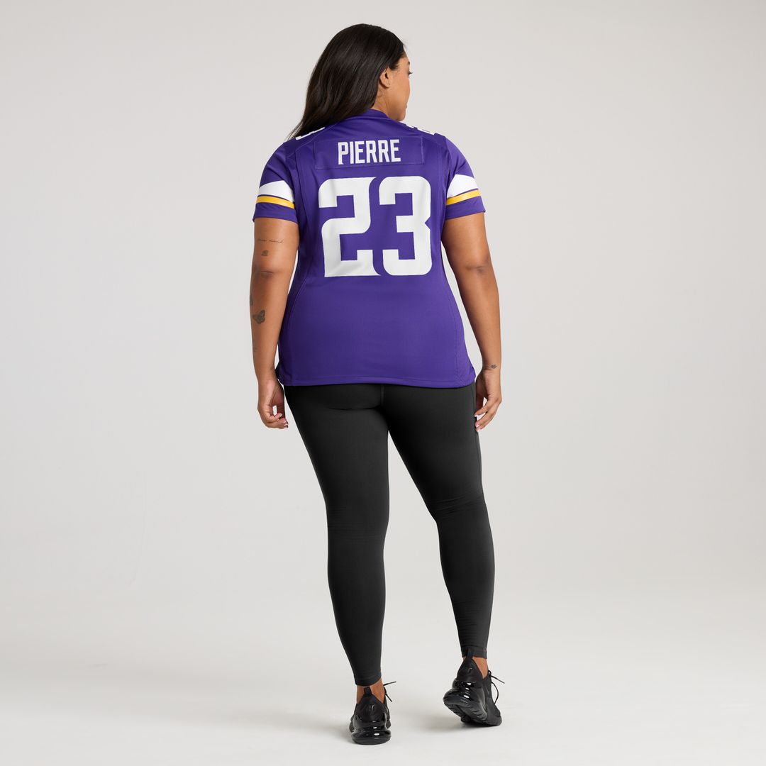 James Pierre Minnesota Vikings Women's Team Game Jersey - Purple