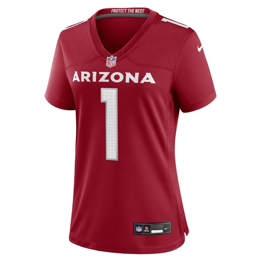 Number 1 Mom Arizona Cardinals Women's Game Jersey - Cardinal