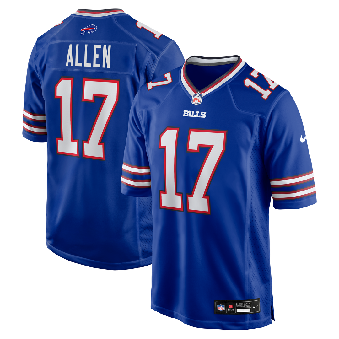 Josh Allen Buffalo Bills Game Player Jersey - White