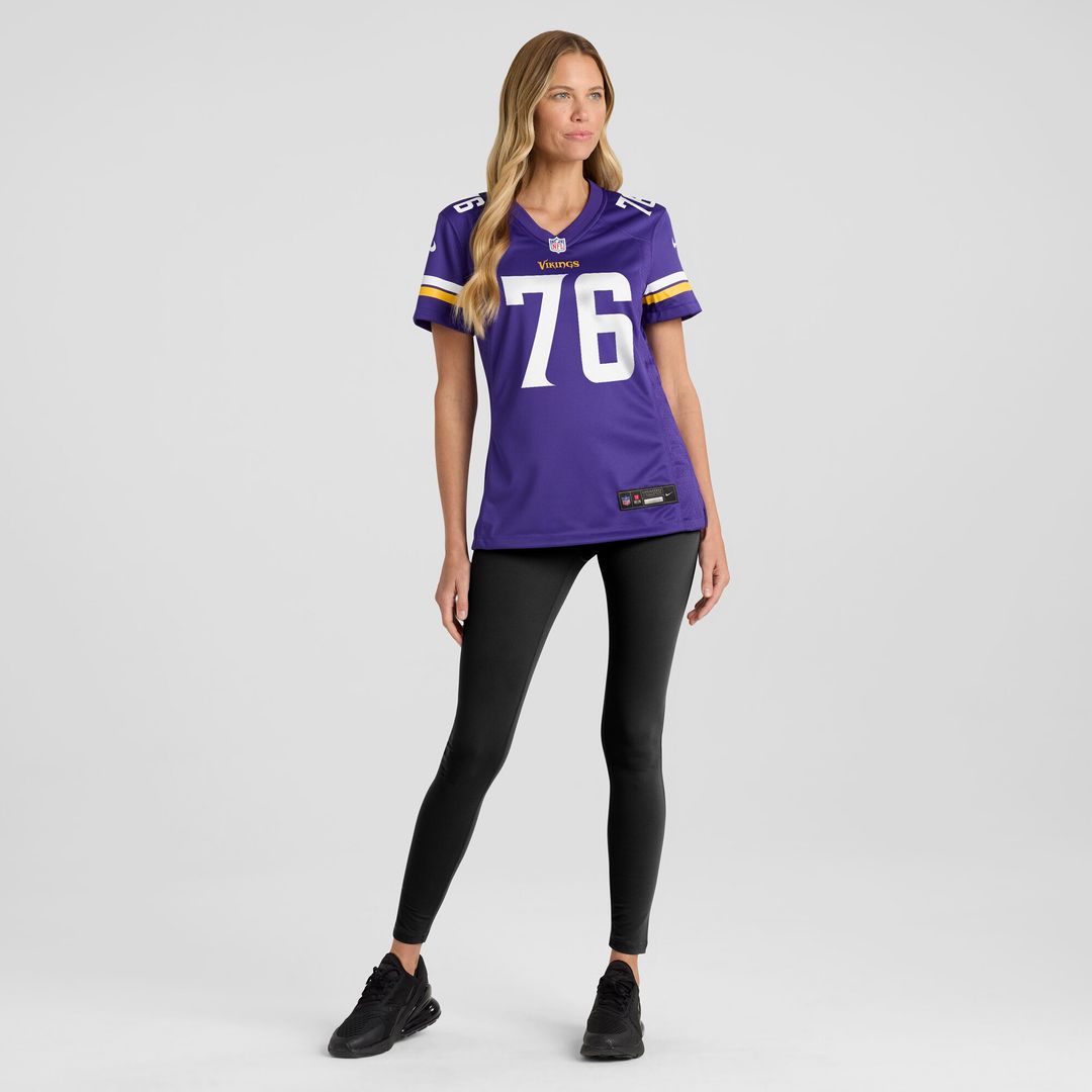 Will Fries Minnesota Vikings Women's Team Game Jersey - Purple