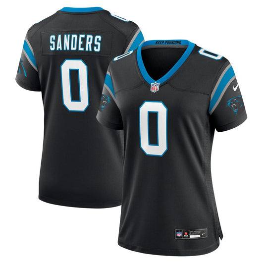 Ja'Tavion Sanders Carolina Panthers Women's Game Jersey - Black