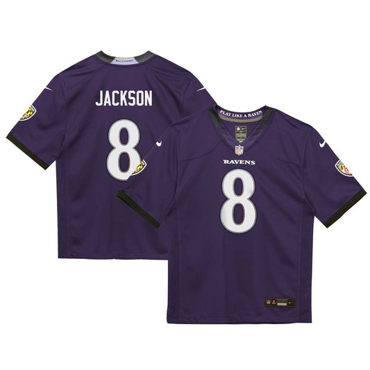 Lamar Jackson Baltimore Ravens Preschool Team Game Jersey - Purple