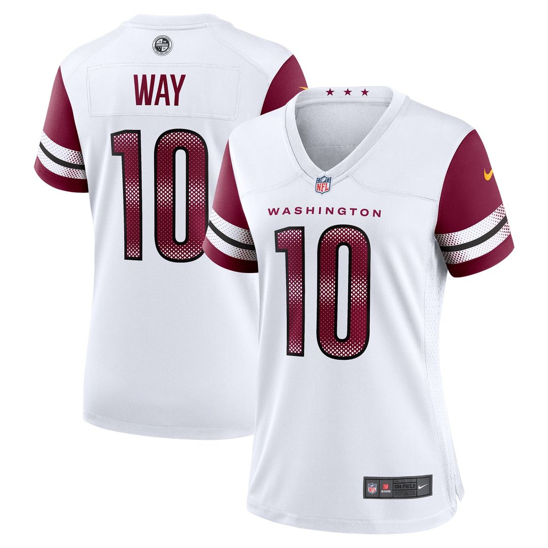 Tress Way Washington Commanders Women's Team Game Jersey - Burgundy