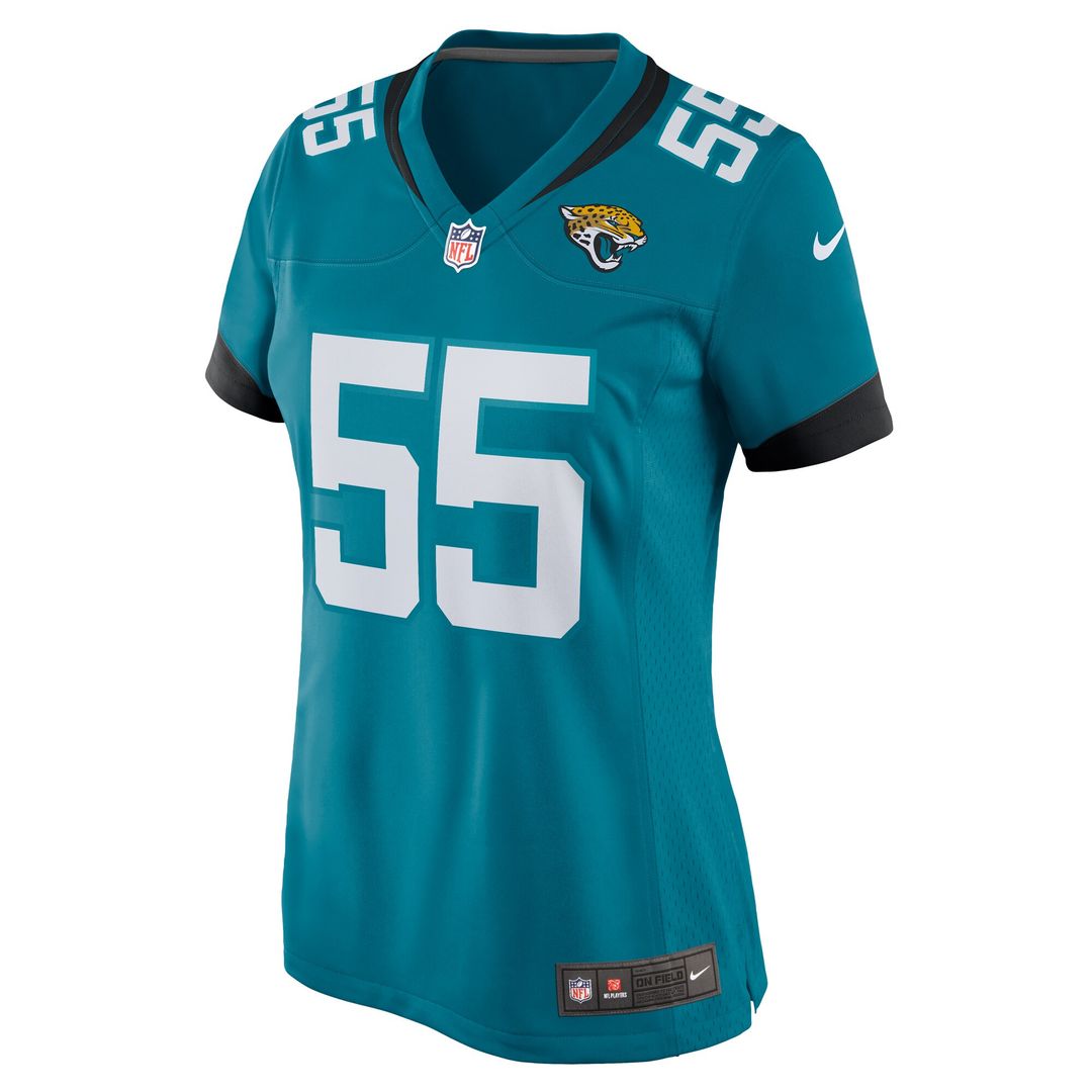 Dequan Jackson Jacksonville Jaguars Women's Game Jersey - Teal