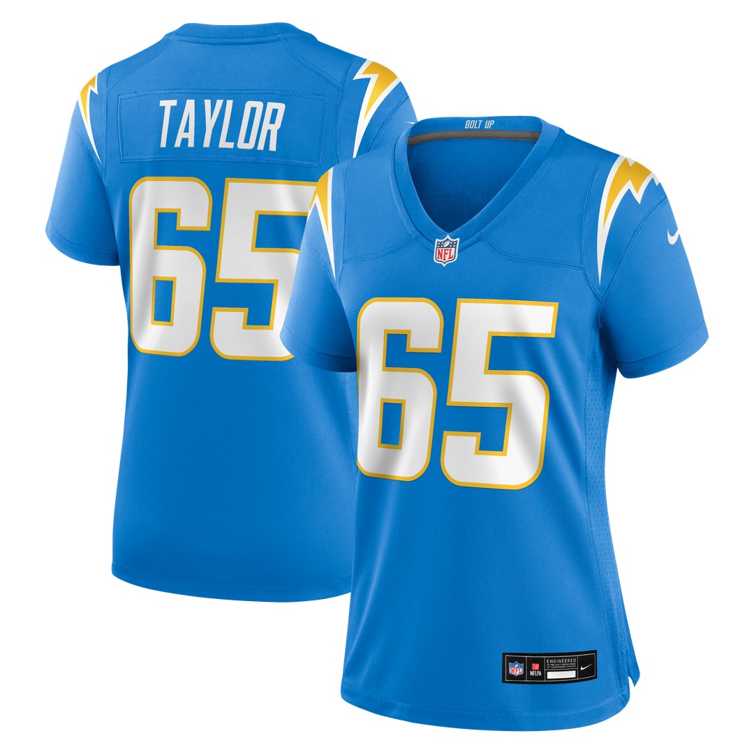 Logan Taylor Los Angeles Chargers Women's Team Game Jersey - Powder Blue